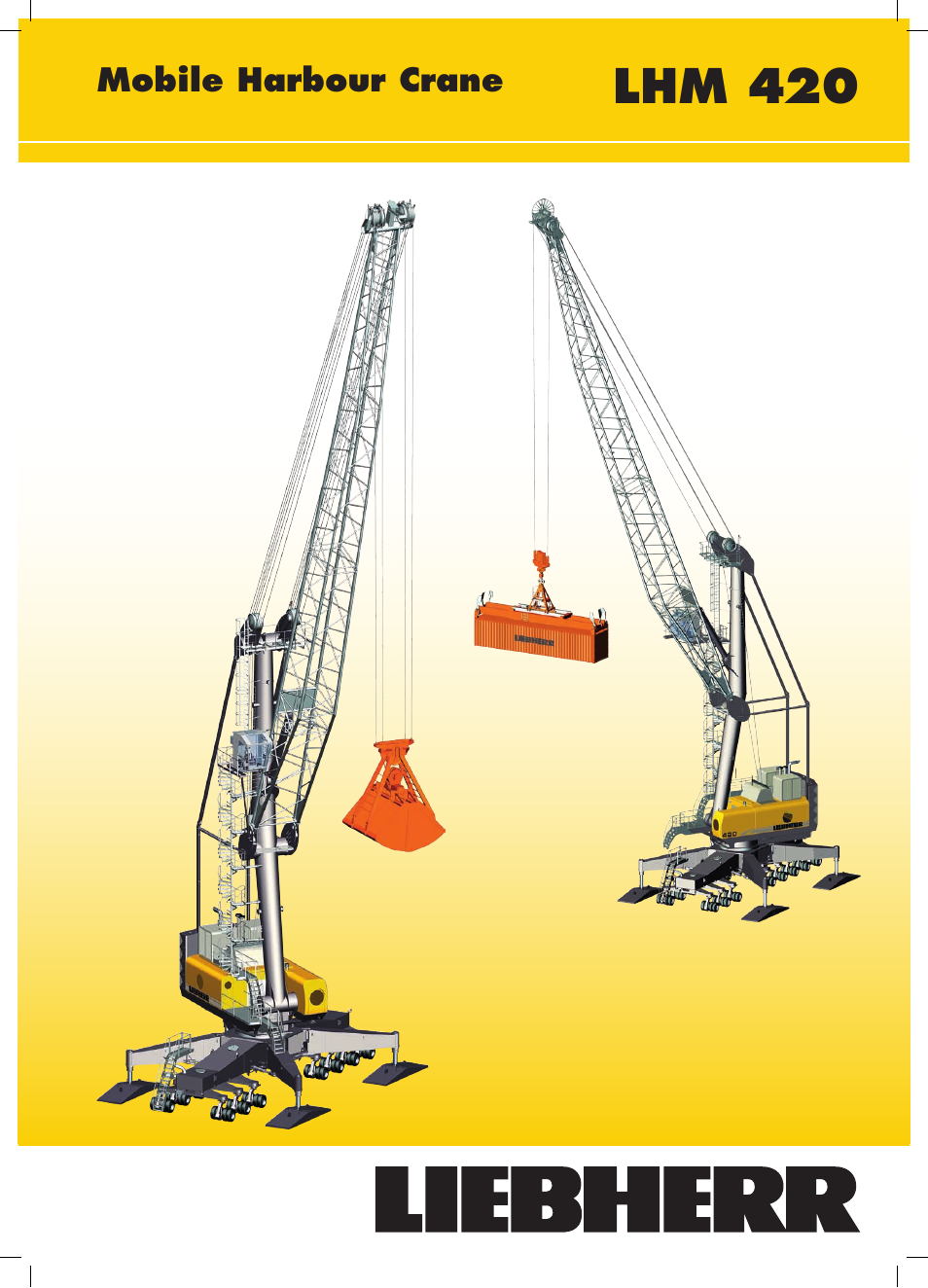 Liebherr LHM 420 User Manual | 8 pages