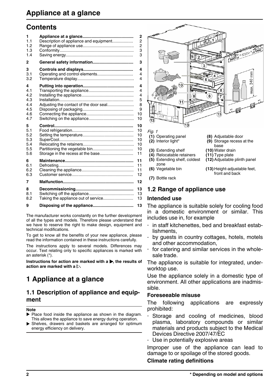 Liebherr UIK 1550 Premium User Manual | Page 2 / 14