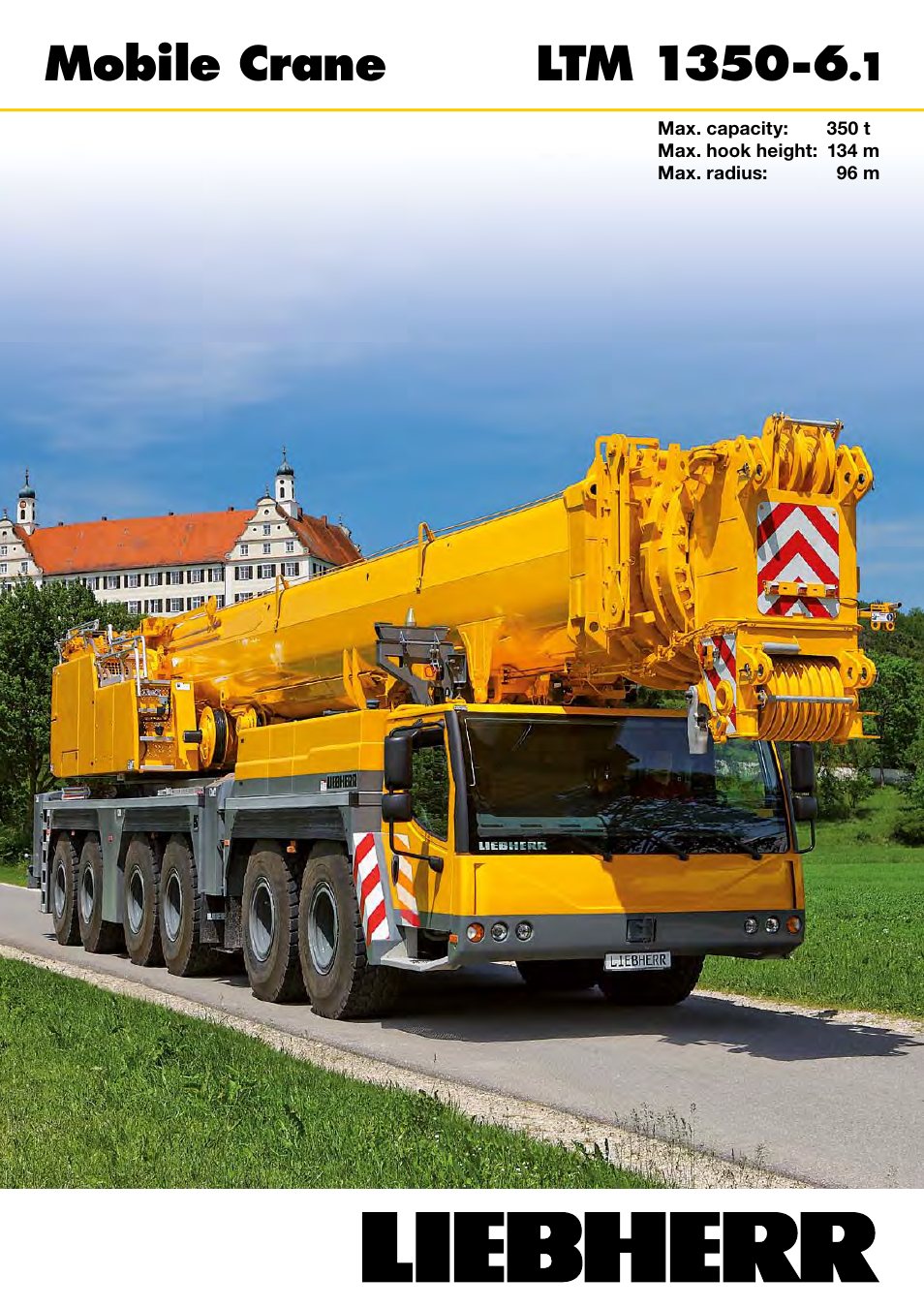 Liebherr LTM 1350-6.1 User Manual | 18 pages