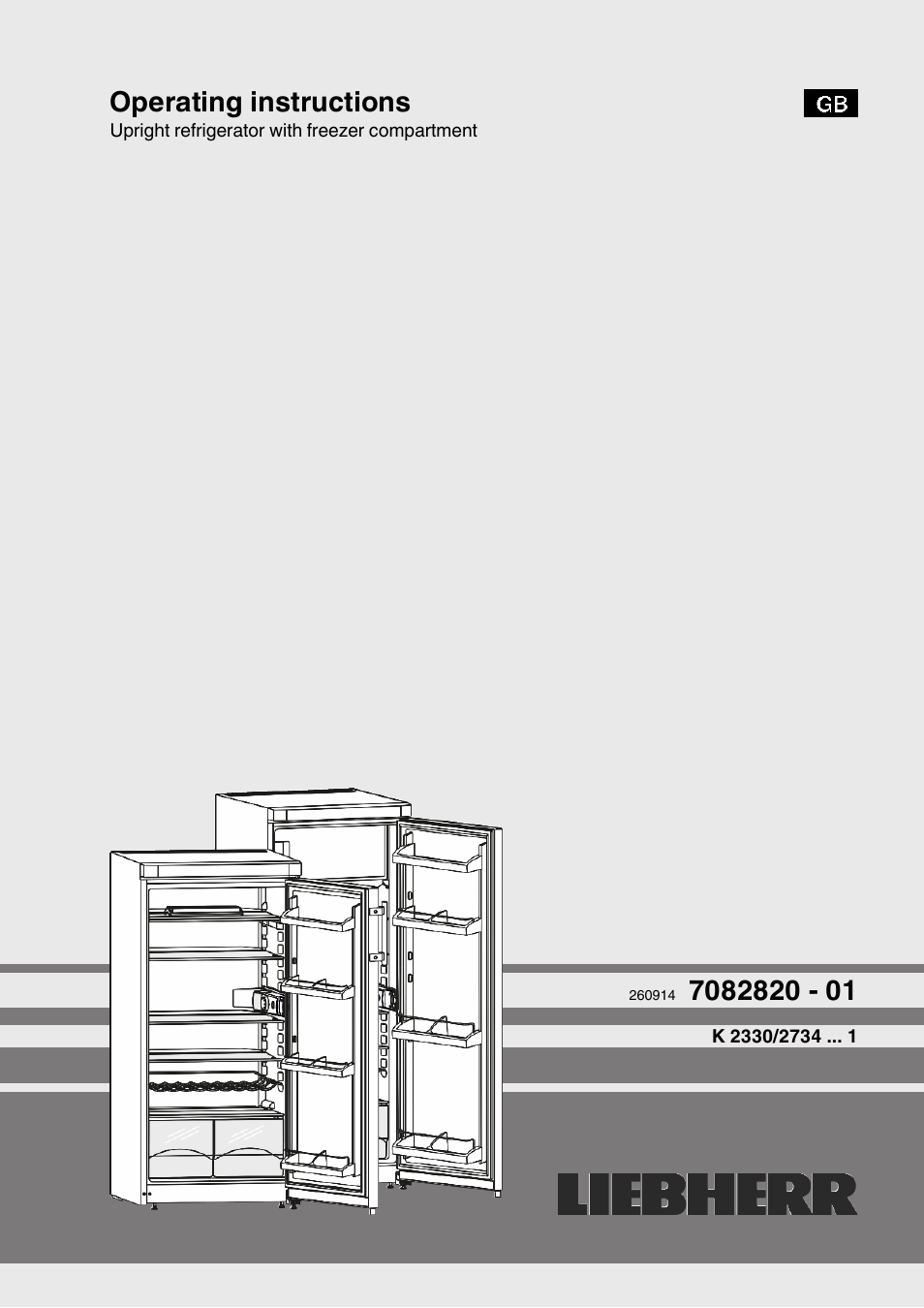 Liebherr K 2734 Comfort User Manual | 12 pages