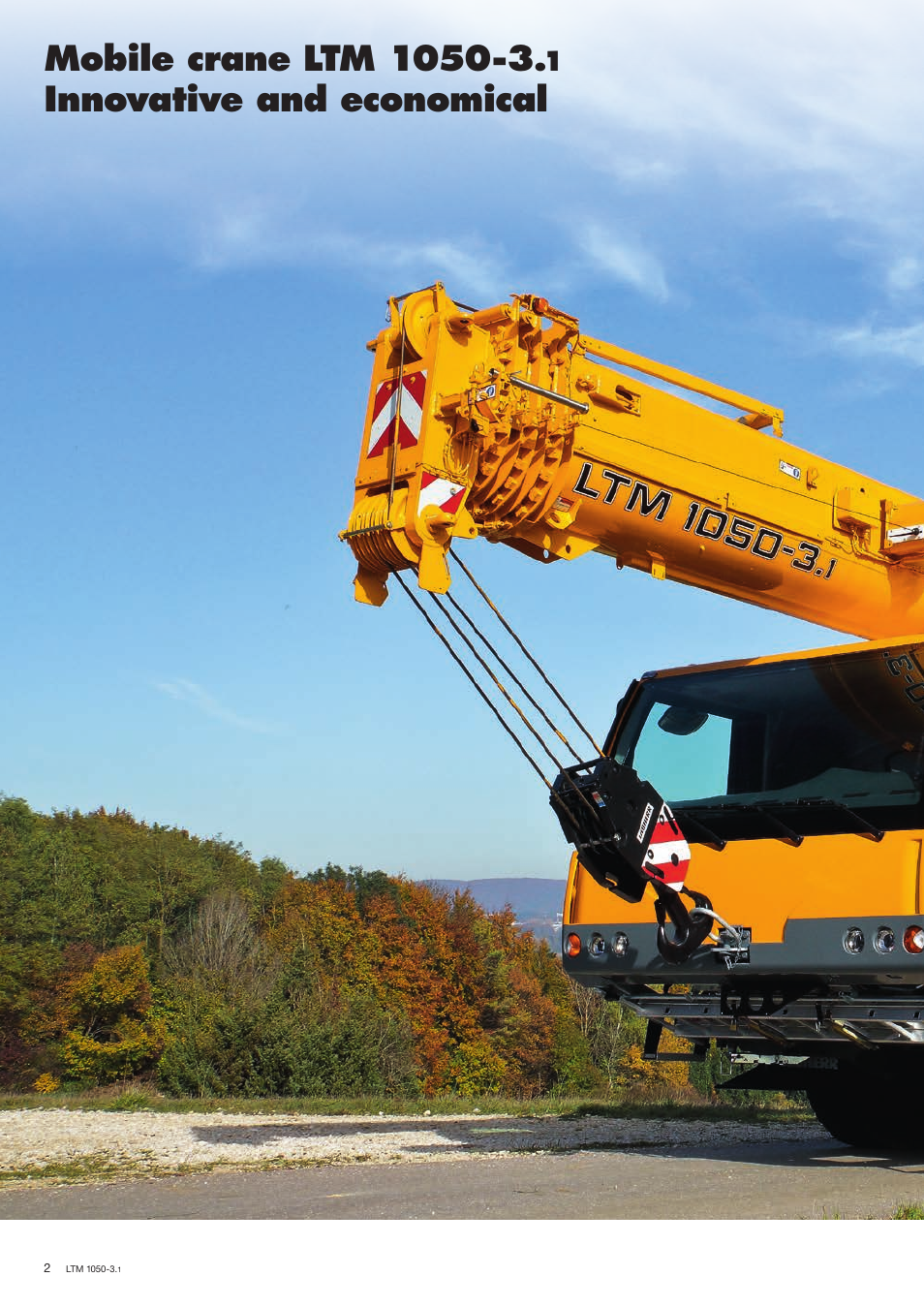 Innovative and economical | Liebherr LTM 1050-3.1 User Manual | Page 2 / 16