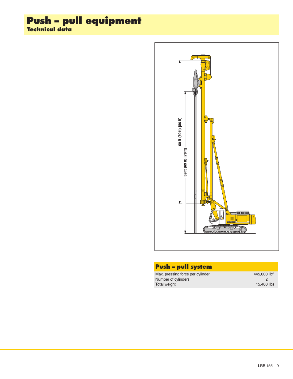 Push - pull equipment | Liebherr LRB 155 User Manual | Page 9 / 12