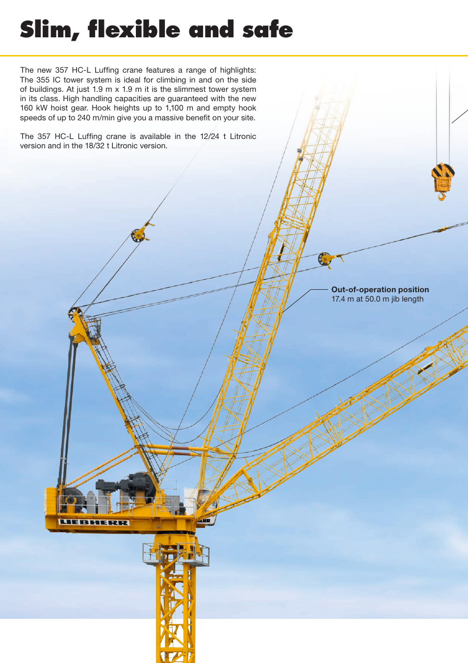 Slim, flexible and safe | Liebherr 357 HC-L 12-24 Litronic User Manual | Page 2 / 4