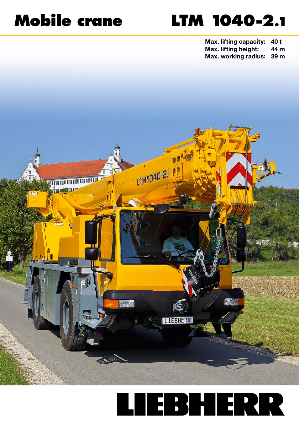 Liebherr LTM 1040-2.1 User Manual | 16 pages