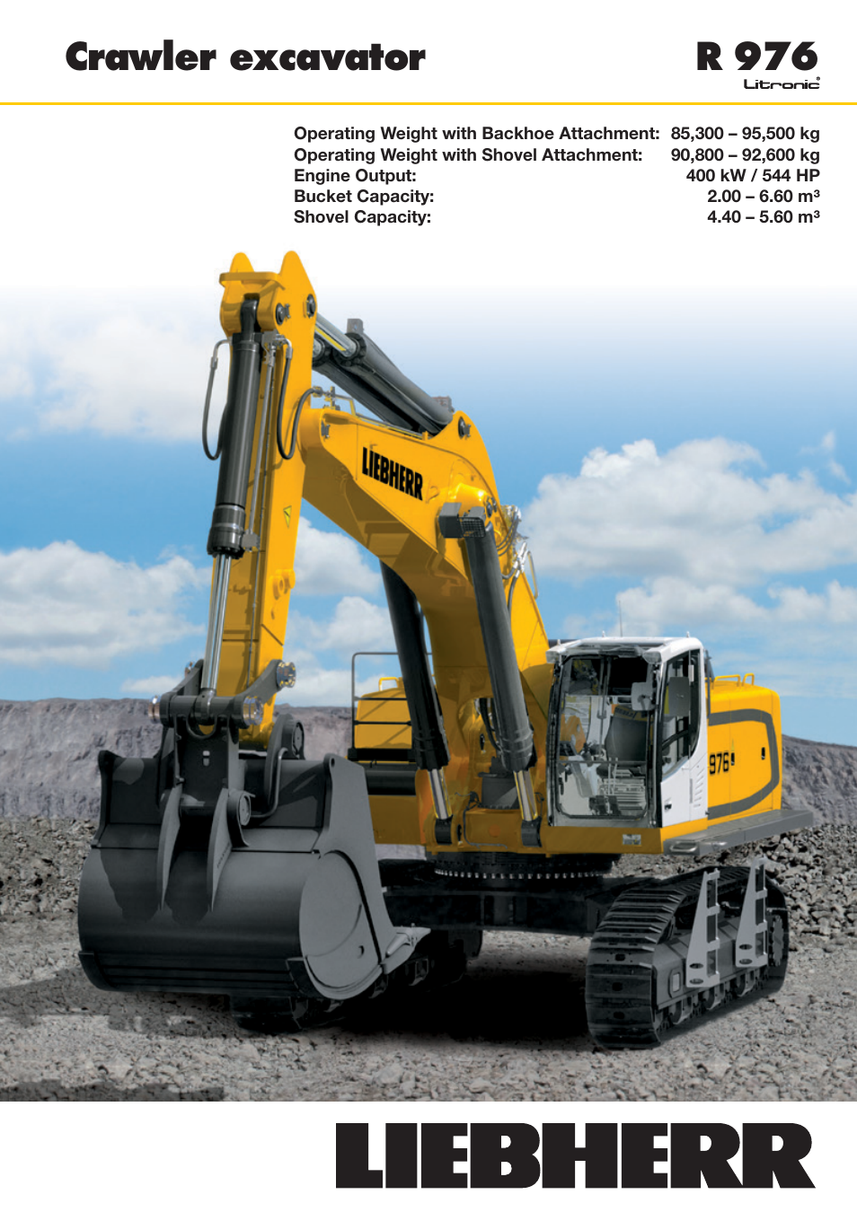 Liebherr R 976 User Manual | 28 pages