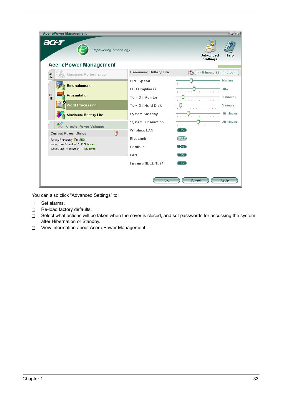 Acer 5600 User Manual | Page 39 / 129