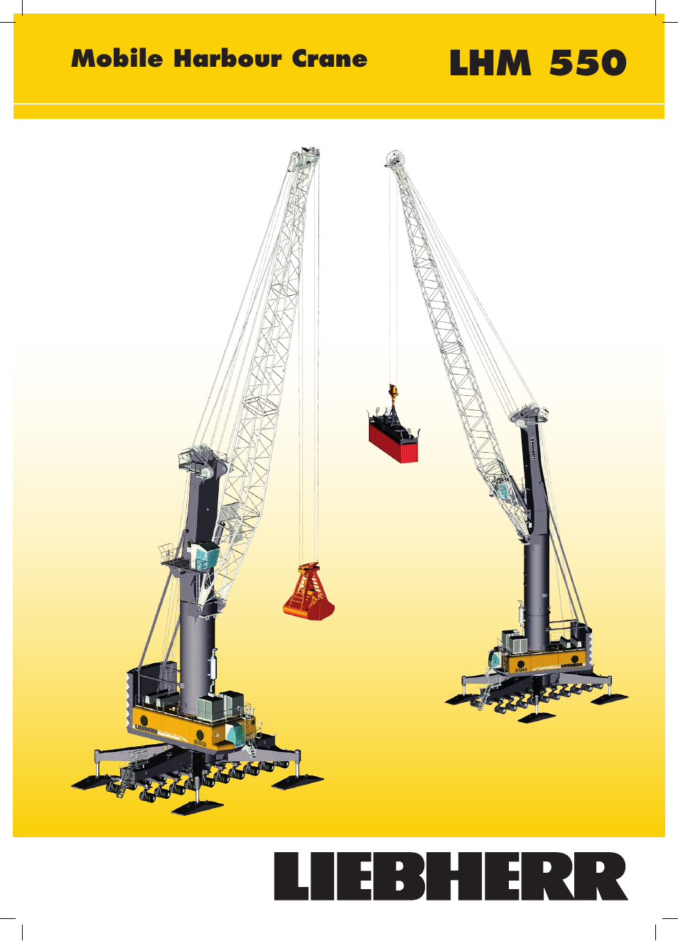 Liebherr LHM 550 User Manual | 8 pages