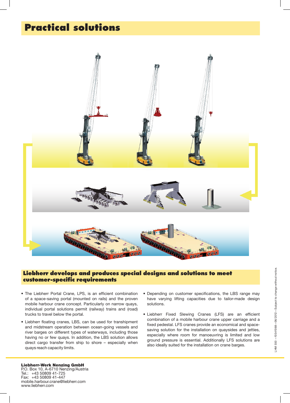 Practical solutions | Liebherr LHM 550 User Manual | Page 8 / 8