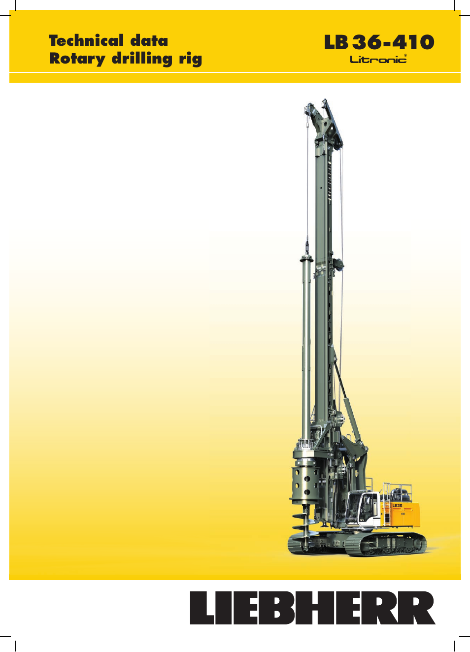 Liebherr LB 36 User Manual | 16 pages