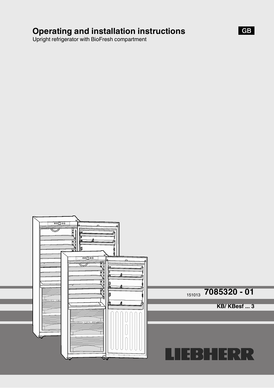 Liebherr KB 4210 Comfort BioFresh User Manual | 12 pages