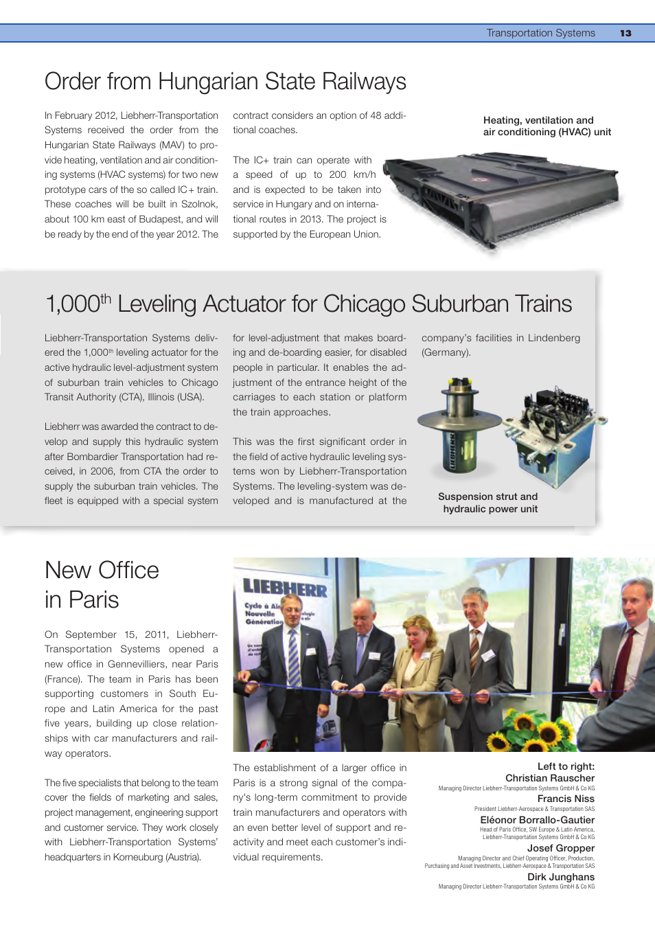 Order from hungarian state railways 1,000 | Liebherr Downloads User Manual | Page 13 / 36