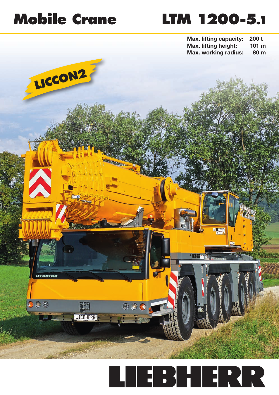 Liebherr LTM 1200-5.1 User Manual | 18 pages