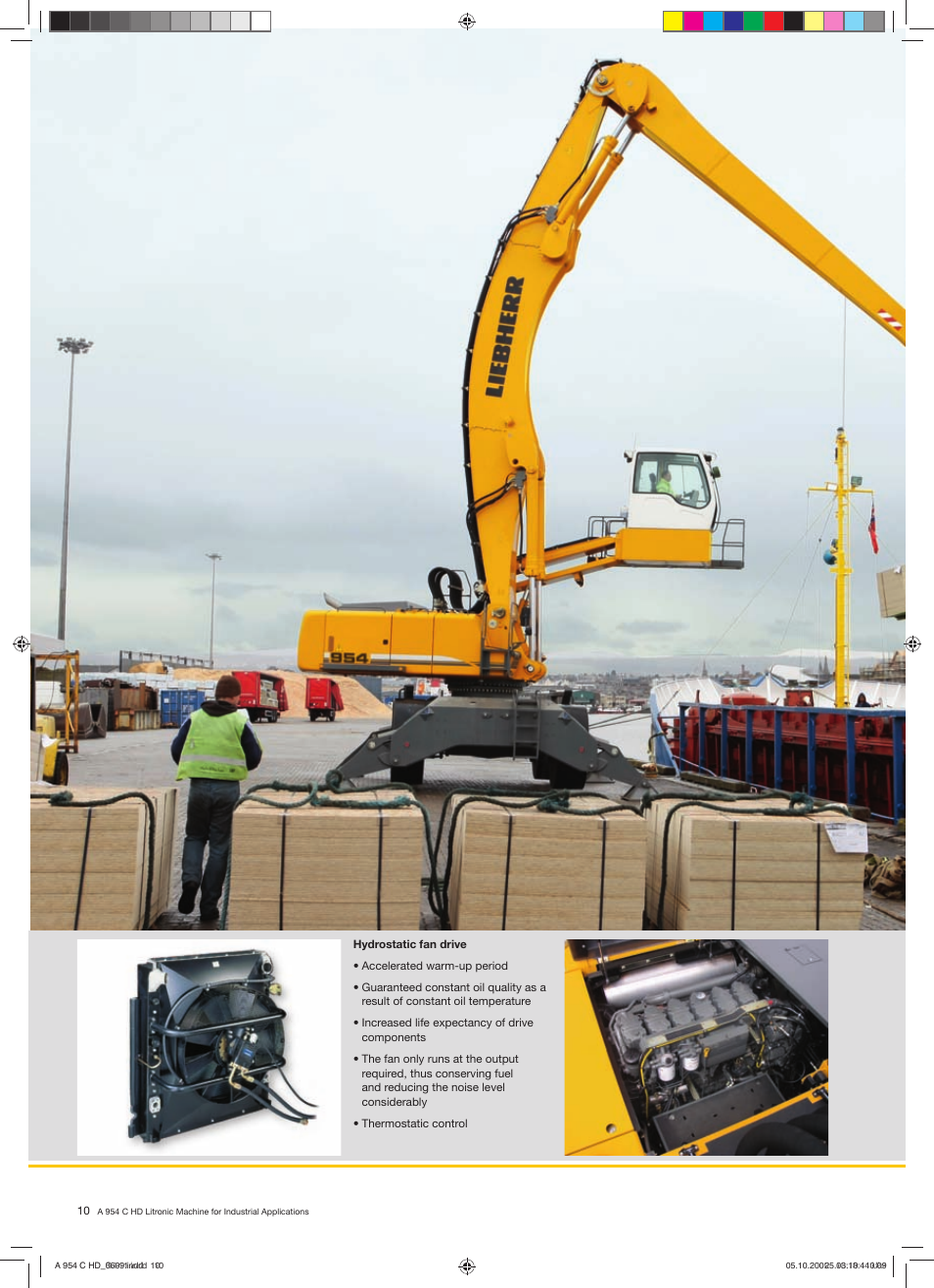 Liebherr A 954 C HD Litronic Material Handler User Manual | Page 10 / 28