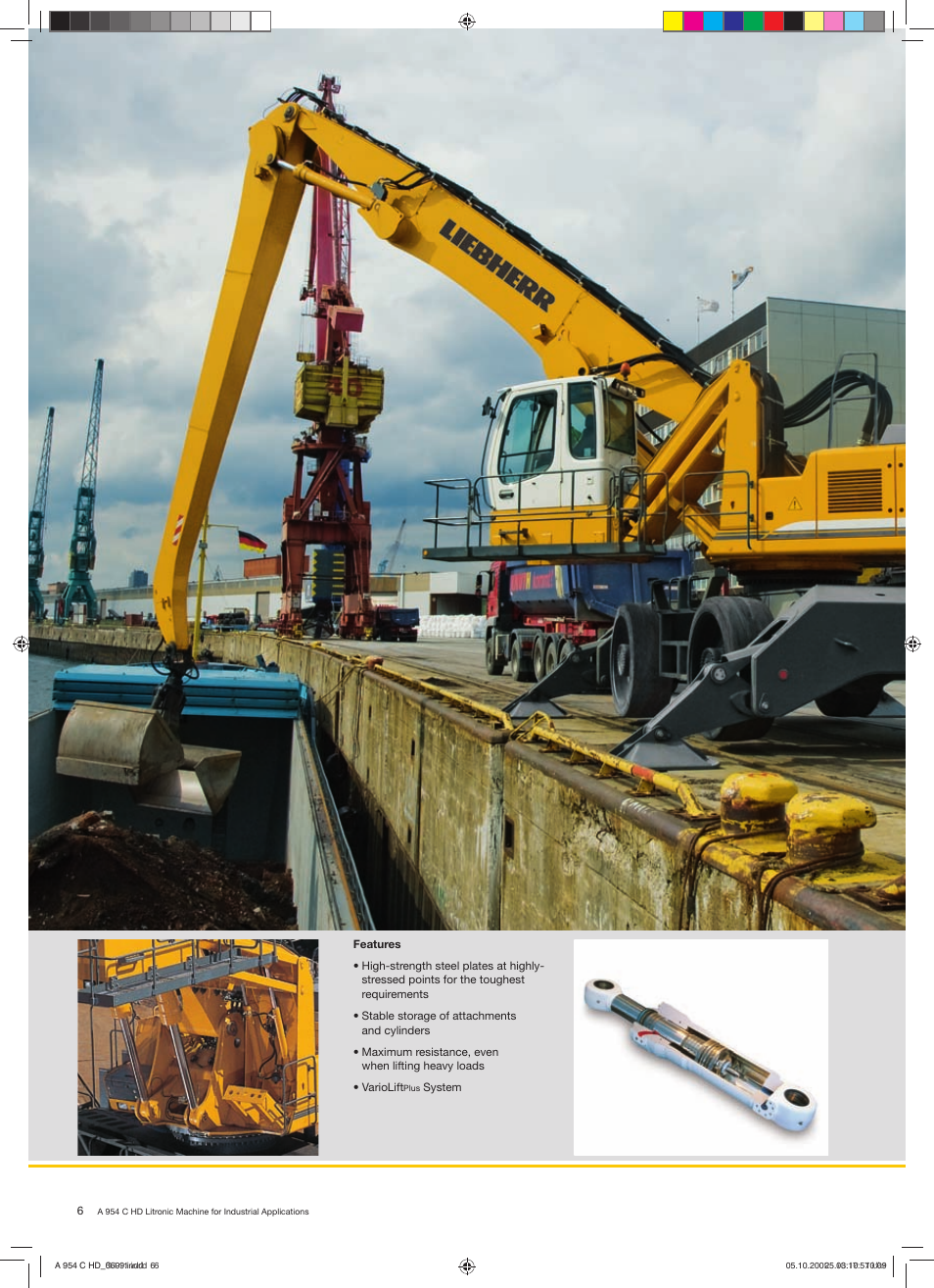 Liebherr A 954 C HD Litronic Material Handler User Manual | Page 6 / 28