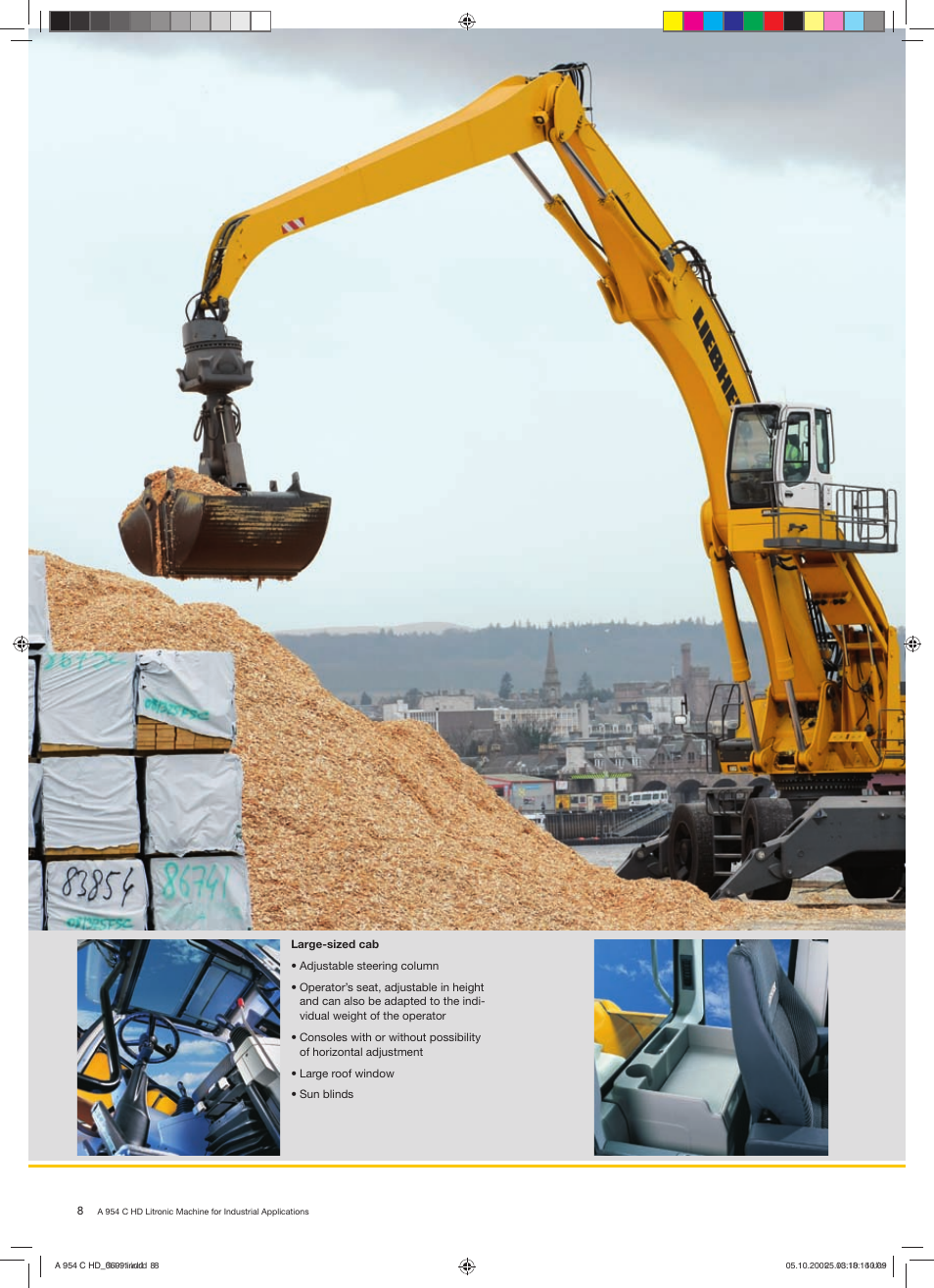 Liebherr A 954 C HD Litronic Material Handler User Manual | Page 8 / 28