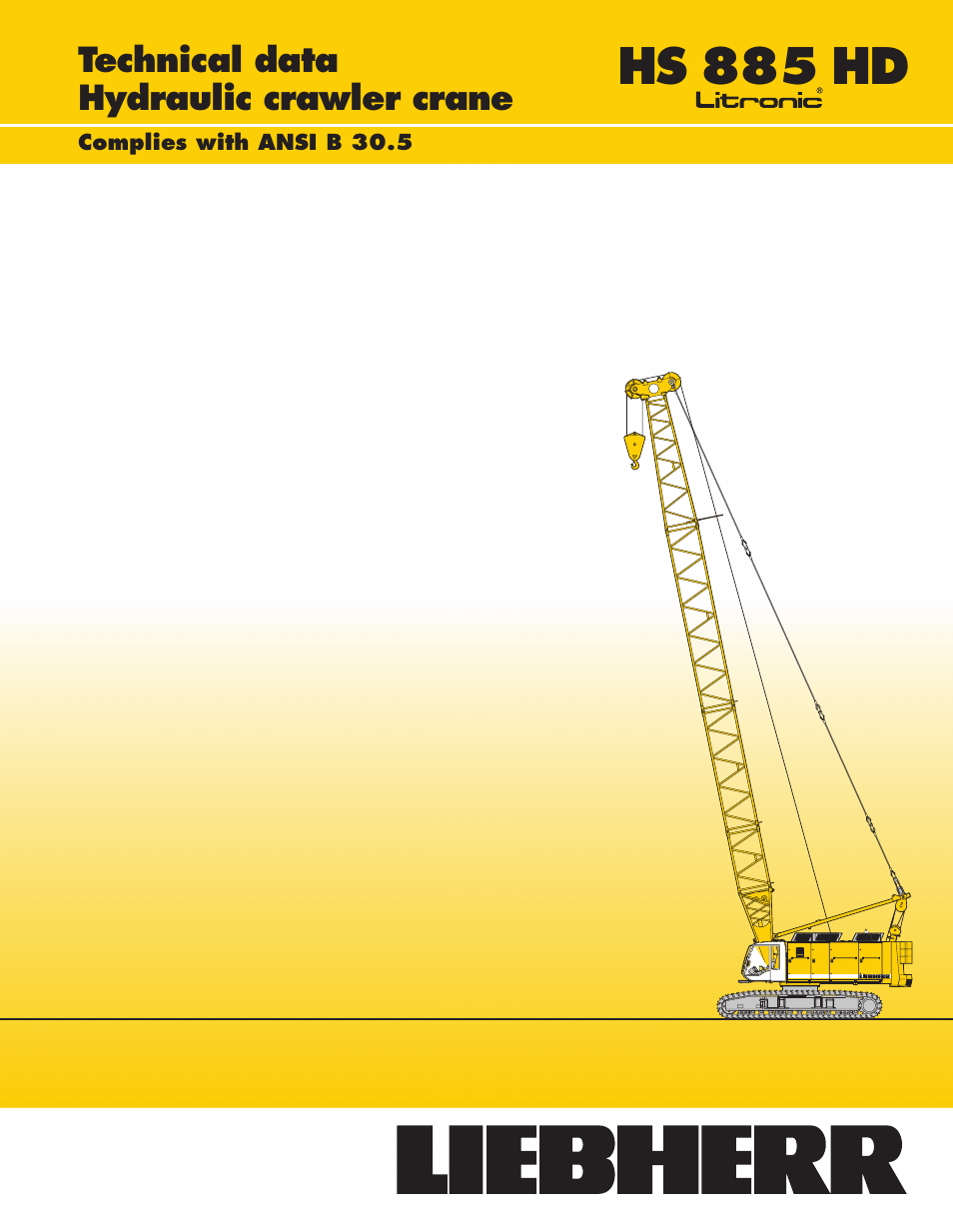 Liebherr HS 885 HD Litronic User Manual | 16 pages