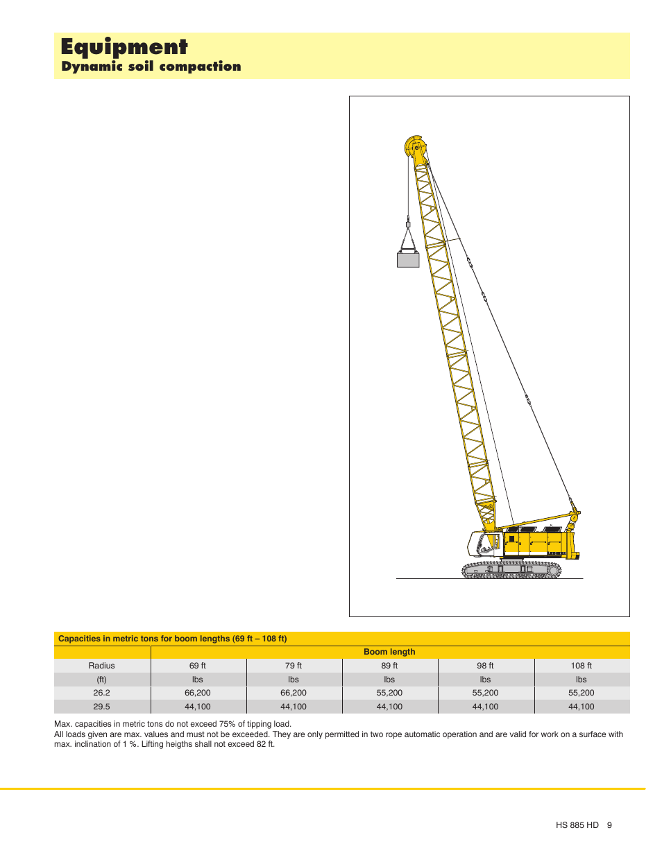Equipment, Dynamic soil compaction | Liebherr HS 885 HD Litronic User Manual | Page 9 / 16