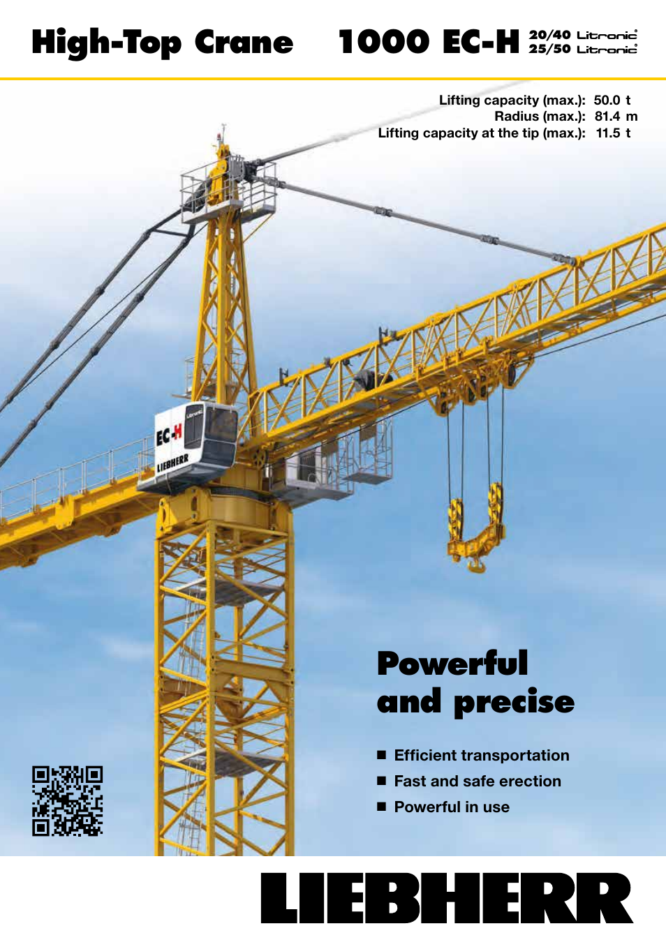 Liebherr 1000 EC-H 50 Litronic User Manual | 4 pages