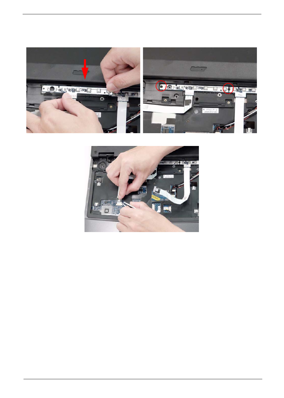 Replacing the launch board | Acer 4730 User Manual | Page 119 / 194