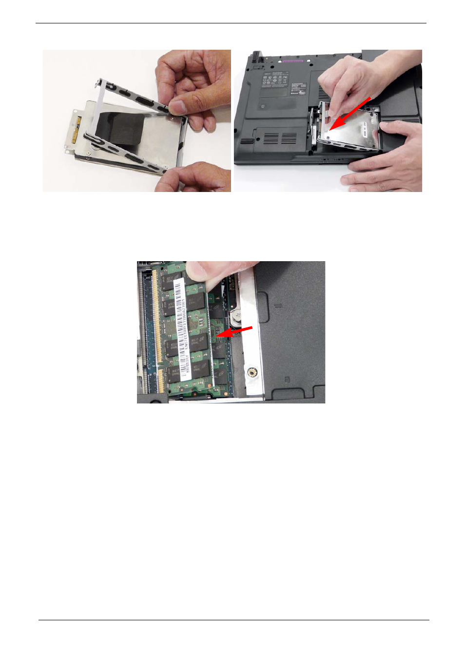 Replacing the dimm modules | Acer 4730 User Manual | Page 130 / 194