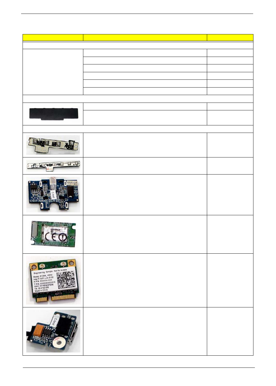 Travelmate 4730/4730g fru list | Acer 4730 User Manual | Page 162 / 194