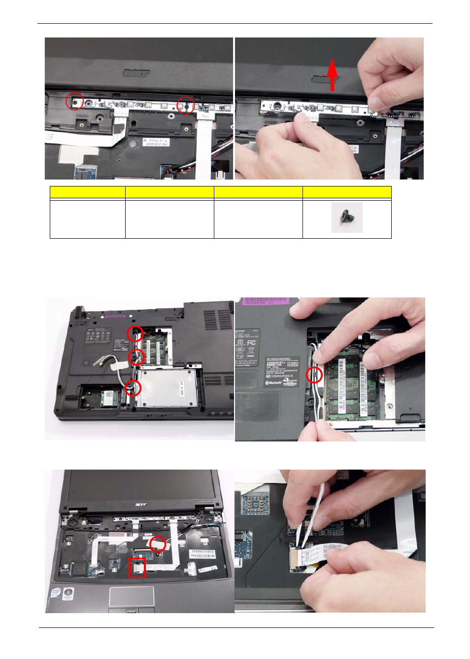 Removing the antenna | Acer 4730 User Manual | Page 73 / 194