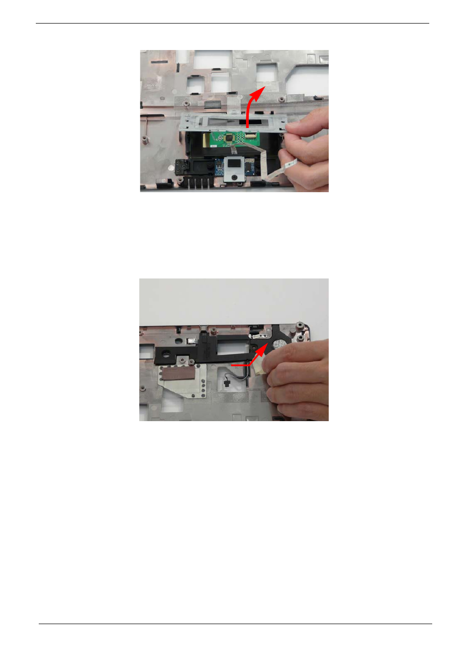 Removing the left speaker module | Acer 4730 User Manual | Page 84 / 194