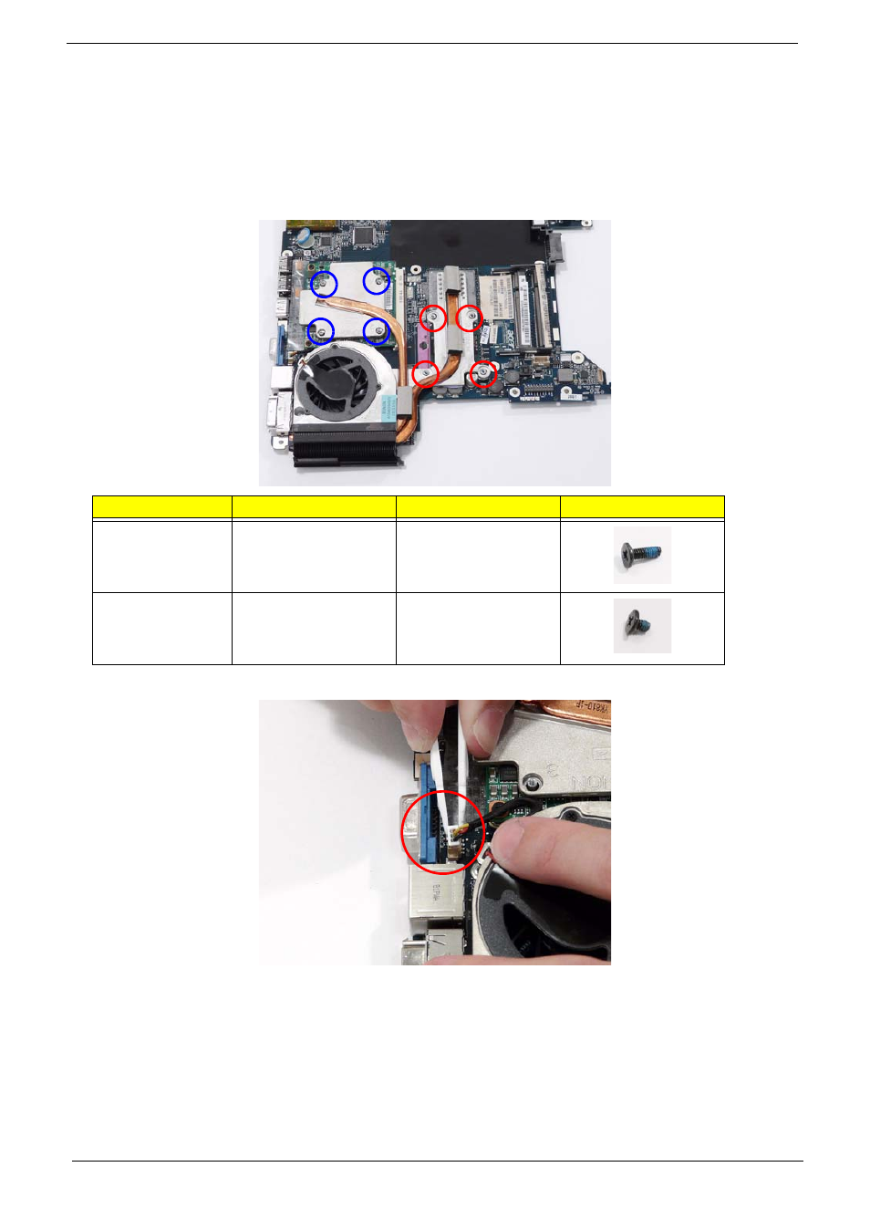 Removing the thermal module | Acer 4730 User Manual | Page 94 / 194