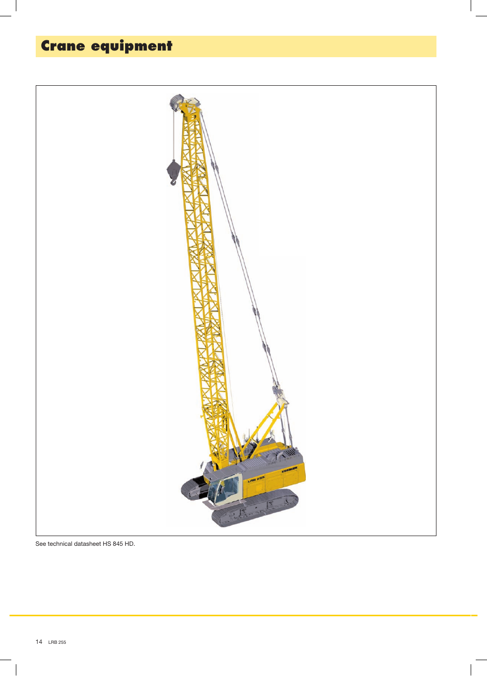 Crane equipment | Liebherr LRB 255 User Manual | Page 14 / 16