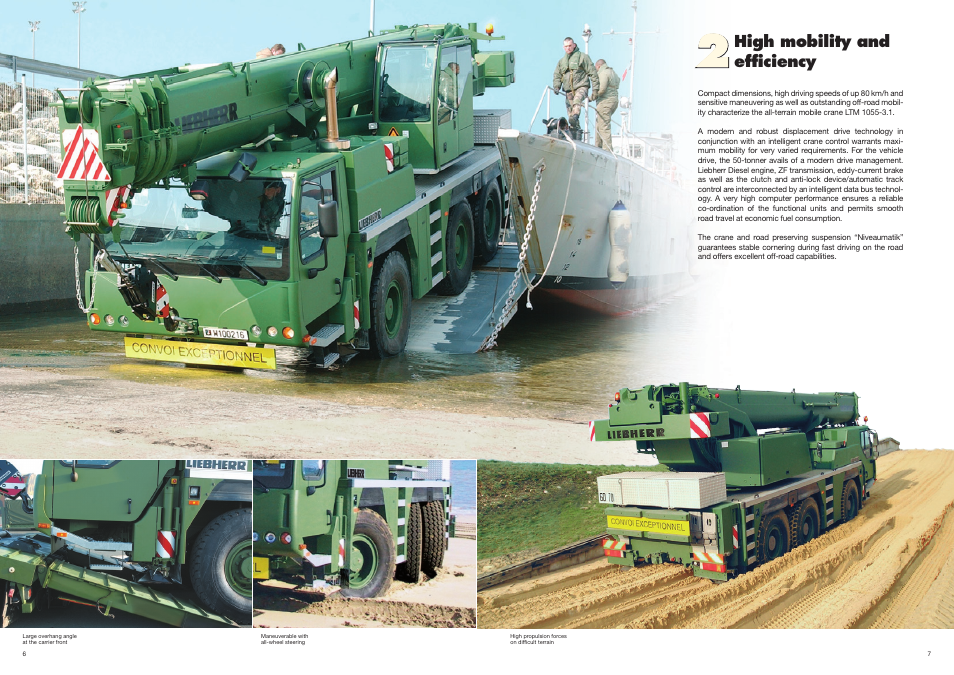 High mobility and efficiency | Liebherr LTM 1055-3-1 User Manual | Page 4 / 7