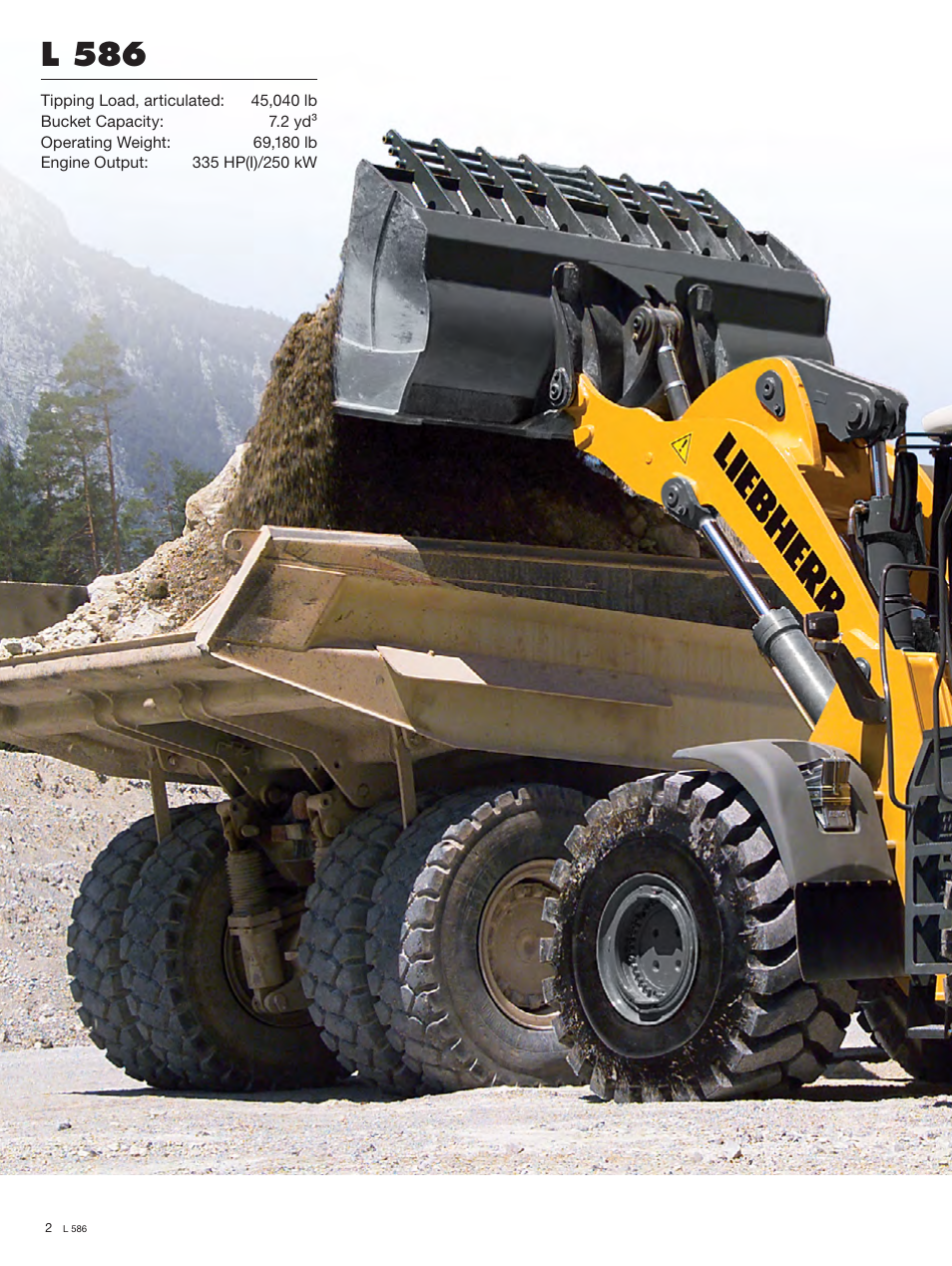 L 586 | Liebherr L 586 User Manual | Page 2 / 16