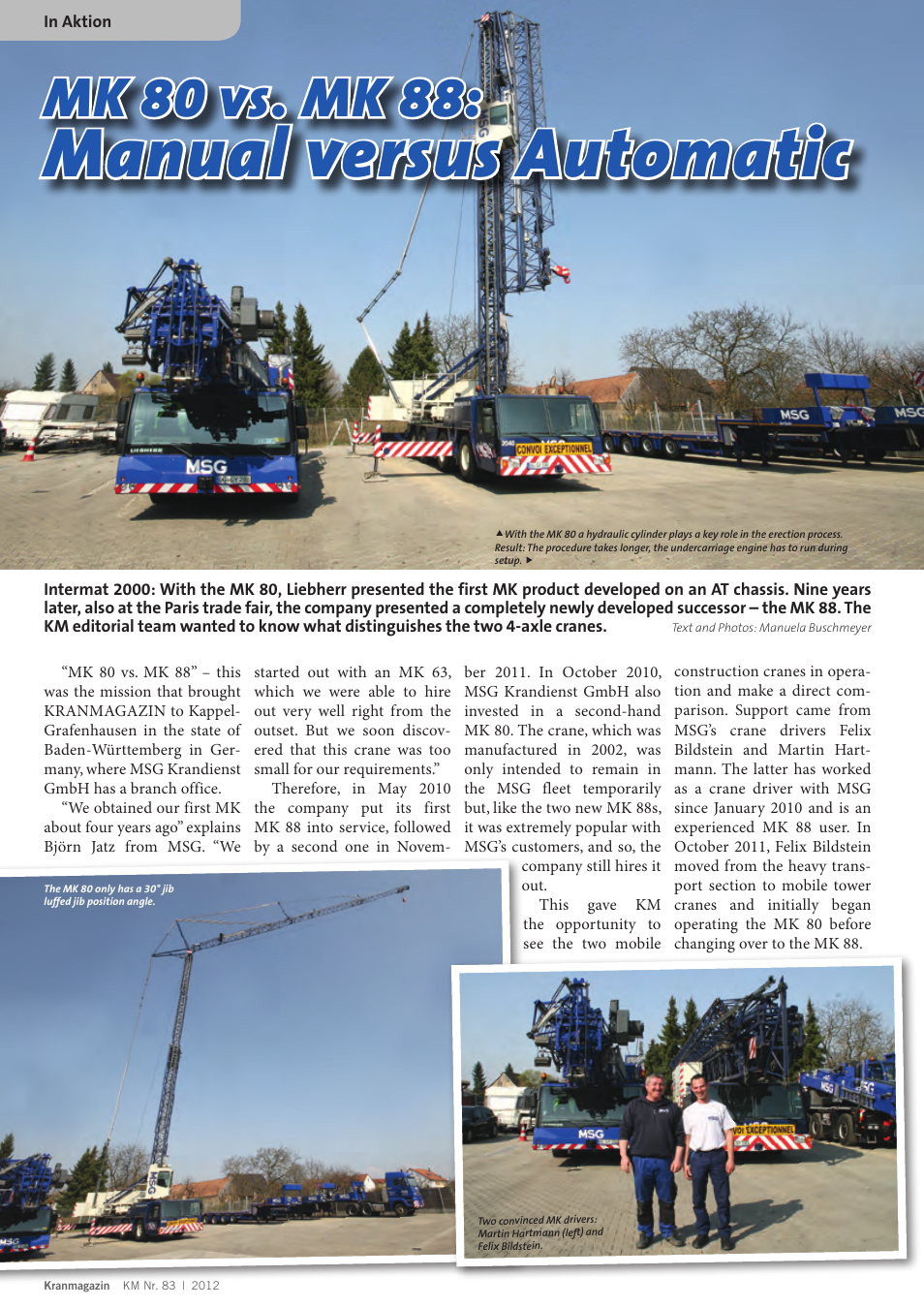 Manual versus automatic, Mk 80 vs. mk 88 | Liebherr MK 88 User Manual | Page 2 / 8