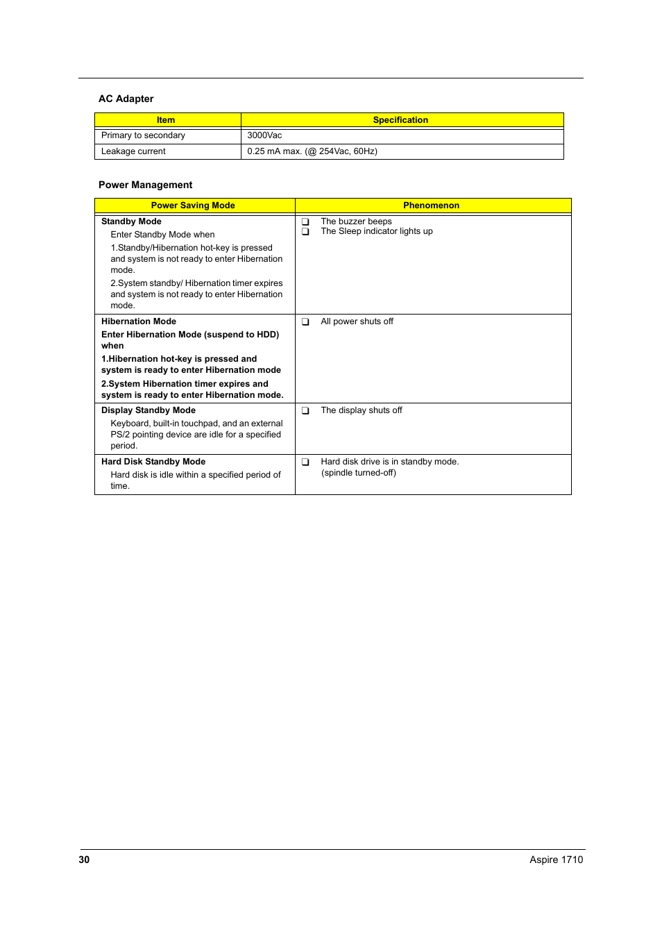 Acer 1710 User Manual | Page 39 / 118