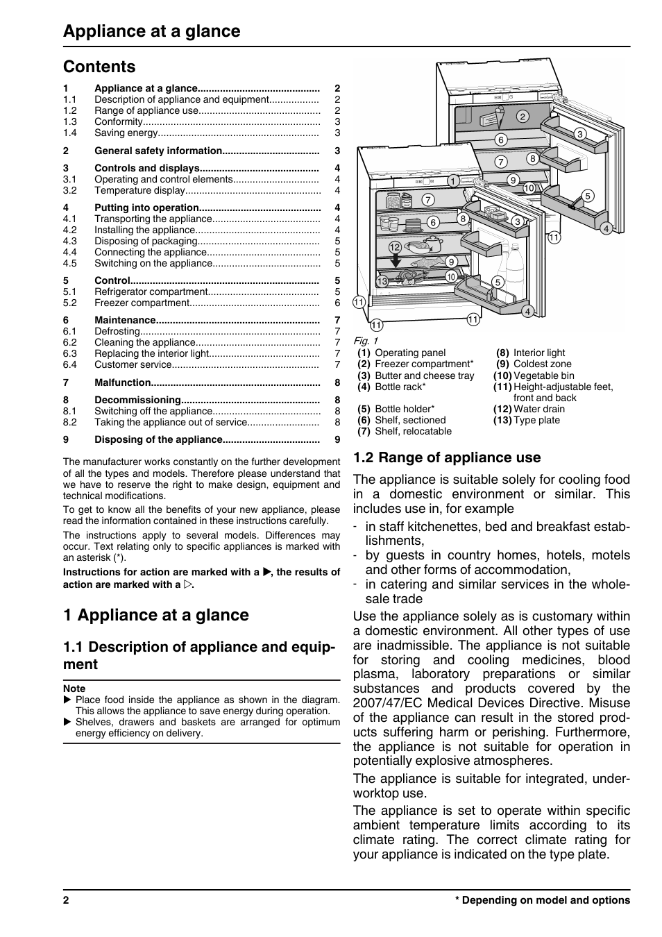 Liebherr UIK 1424 Comfort User Manual | Page 2 / 10