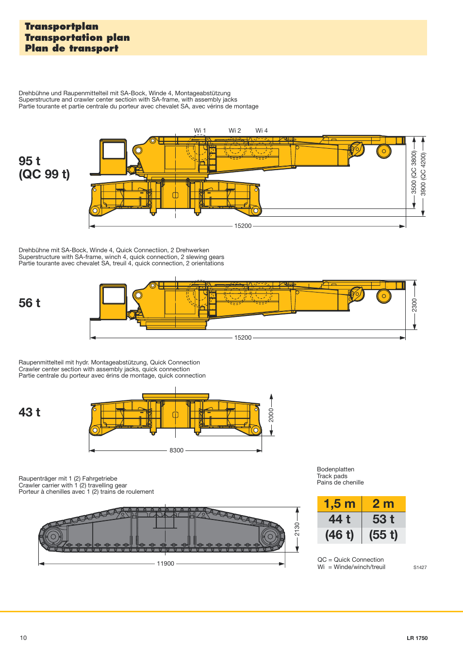 Liebherr LR 1750 User Manual | Page 10 / 28