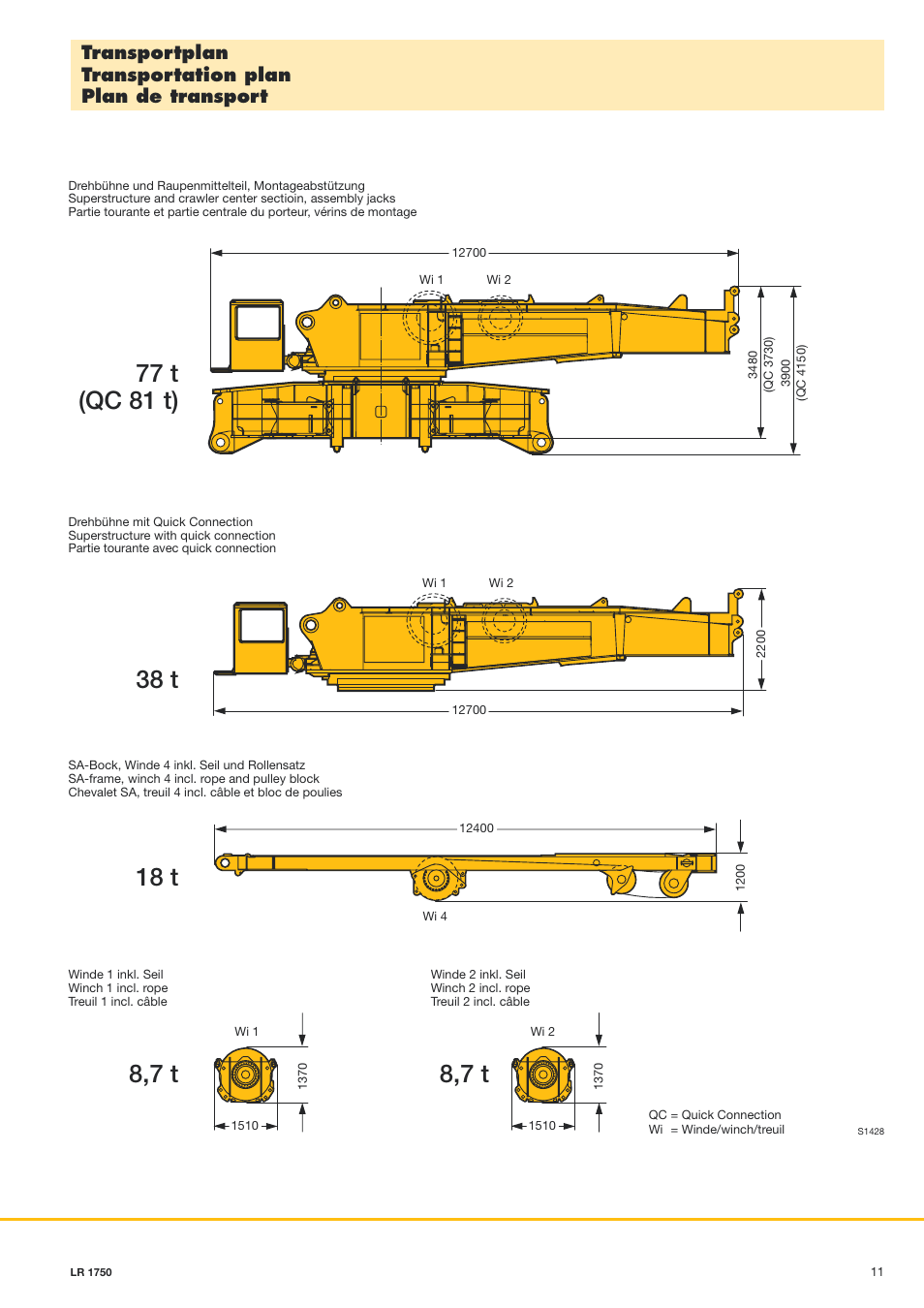 Liebherr LR 1750 User Manual | Page 11 / 28