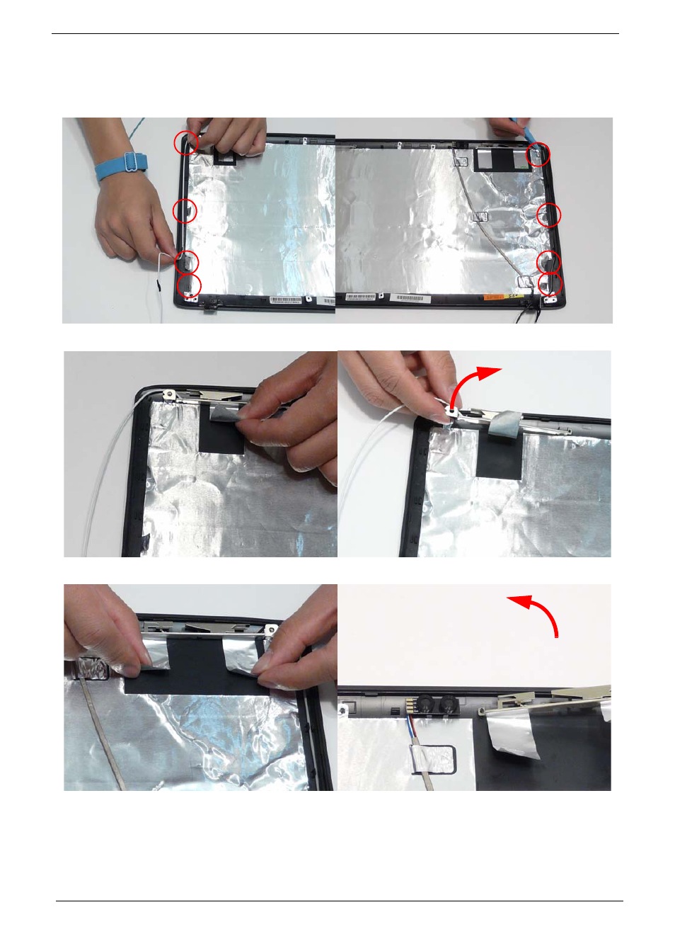 Removing the antennas | Acer 5737Z User Manual | Page 100 / 188