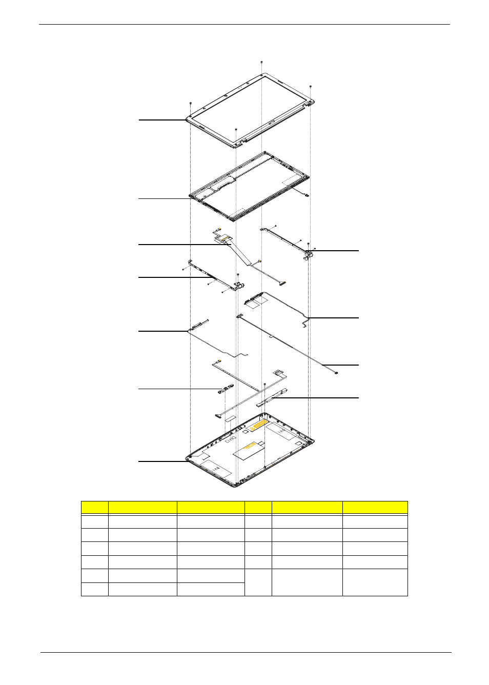 Lcd panel | Acer 5737Z User Manual | Page 157 / 188
