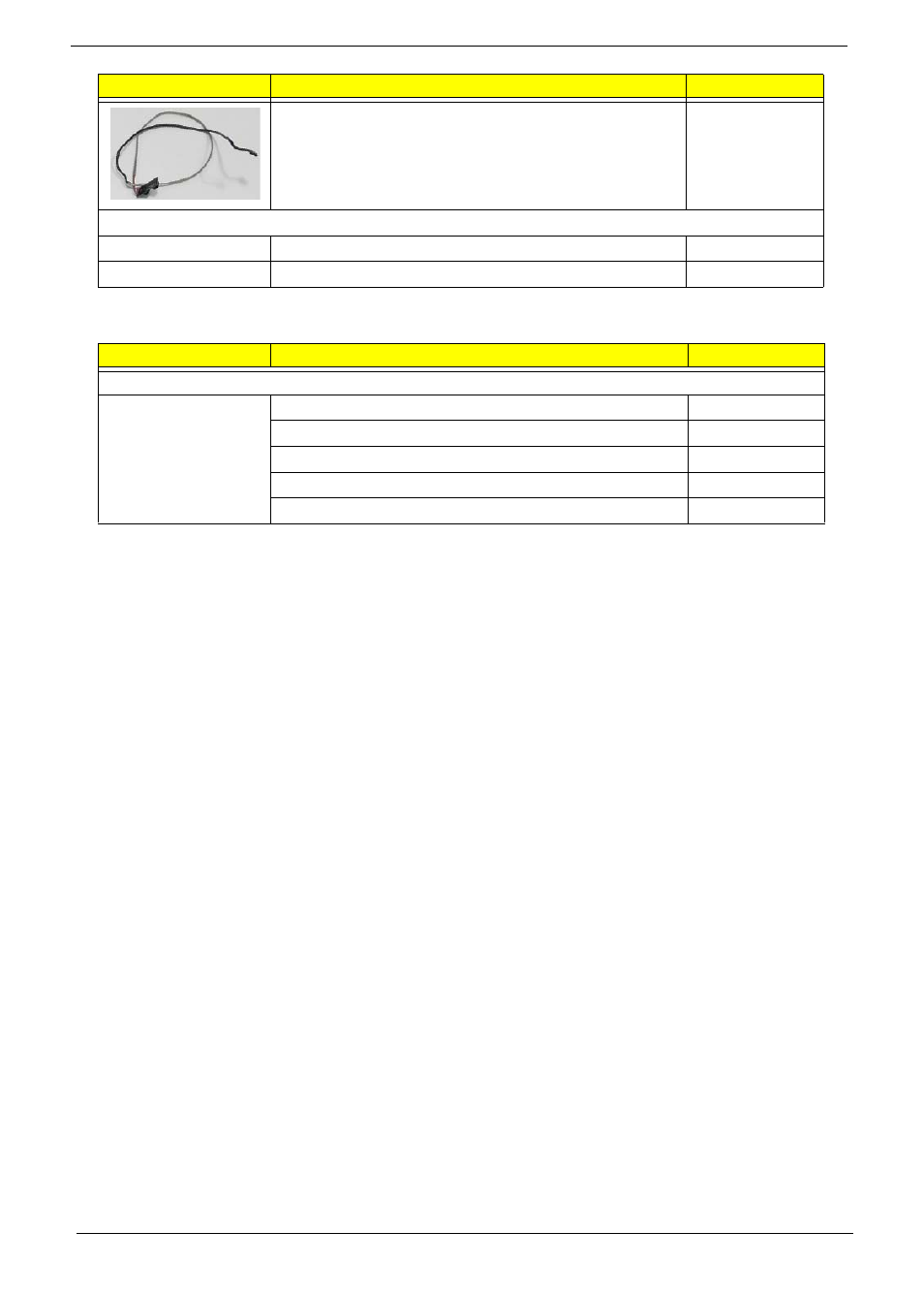 Screw list | Acer 5737Z User Manual | Page 166 / 188