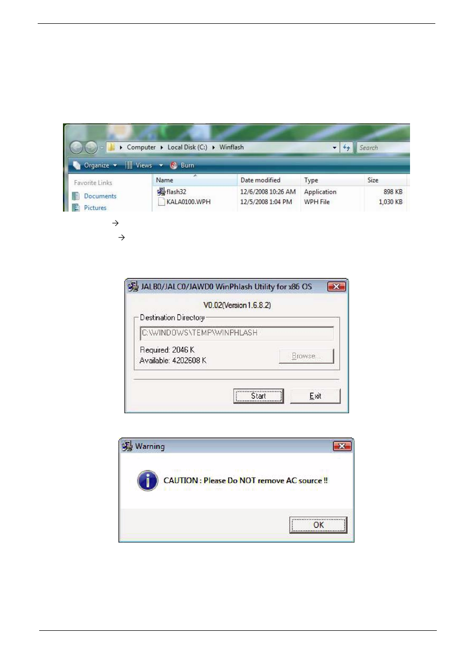 Winflash utility | Acer 5737Z User Manual | Page 45 / 188