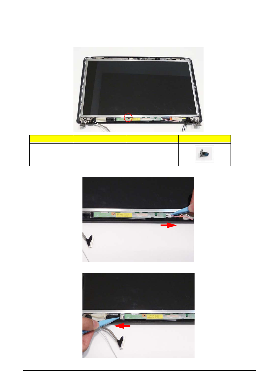 Removing the inverter board | Acer 5737Z User Manual | Page 93 / 188