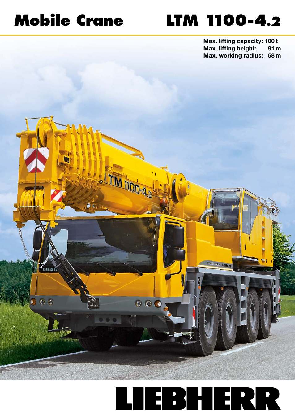 Liebherr LTM 1100-4.2 User Manual | 18 pages