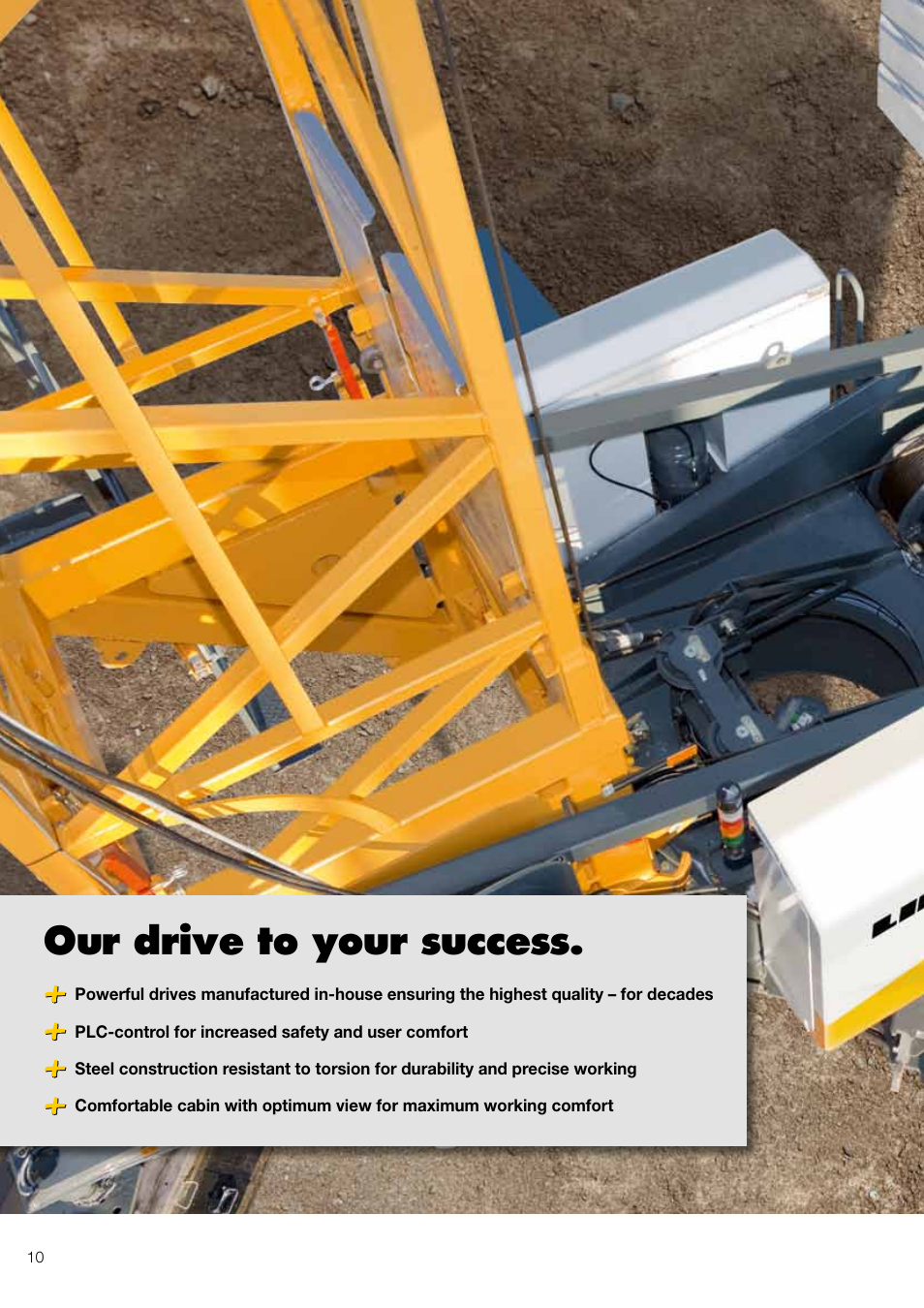 Our drive to your success | Liebherr 81 K User Manual | Page 10 / 32