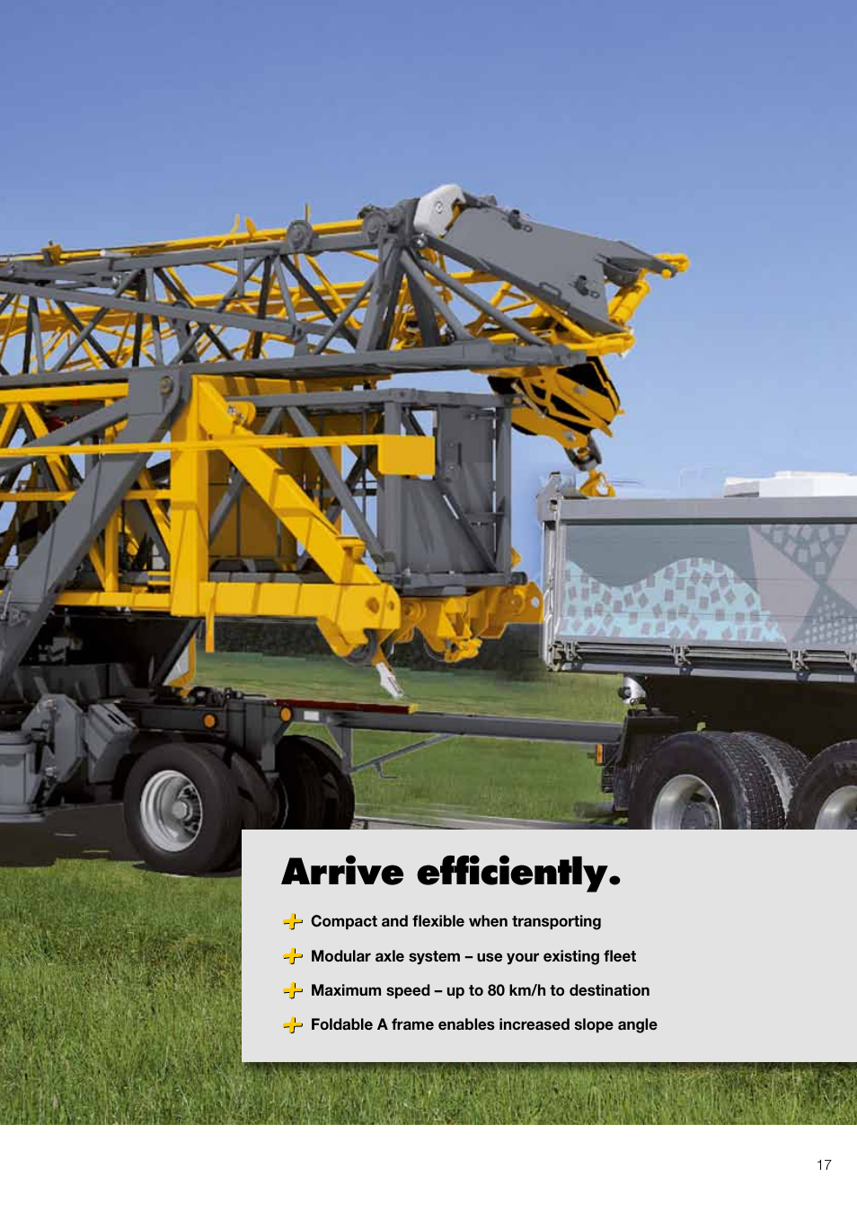Arrive efficiently | Liebherr 81 K User Manual | Page 17 / 32