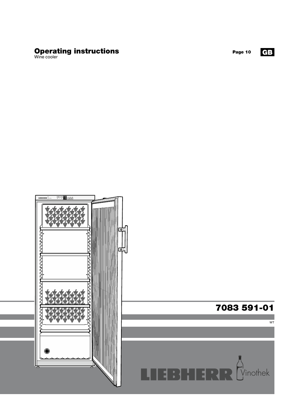 Liebherr WTr 4211 Vinothek User Manual | 9 pages