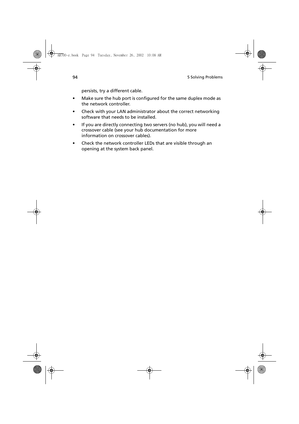 Acer Altos R700 Series User Manual | Page 104 / 135