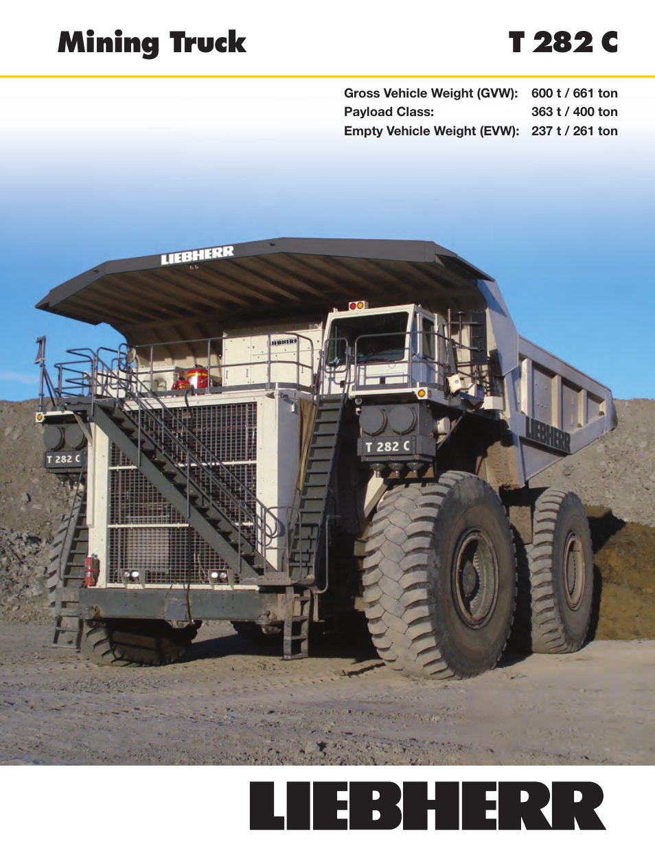 Liebherr T 282 C User Manual | 22 pages