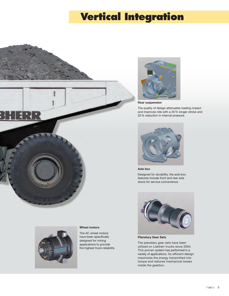 Vertical integration | Liebherr T 282 C User Manual | Page 5 / 22