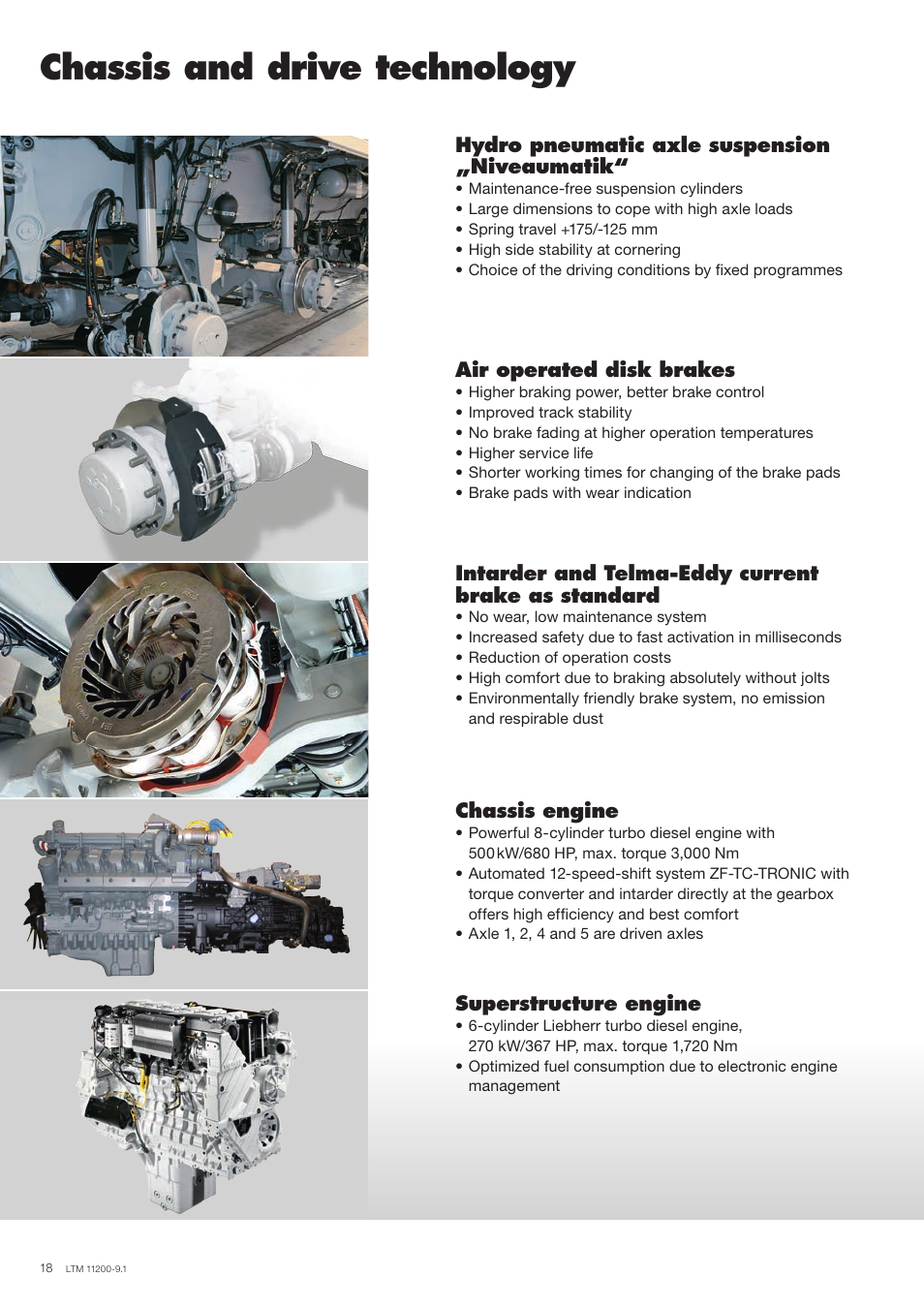Chassis and drive technology | Liebherr LTM 11200-9.1 User Manual | Page 18 / 24