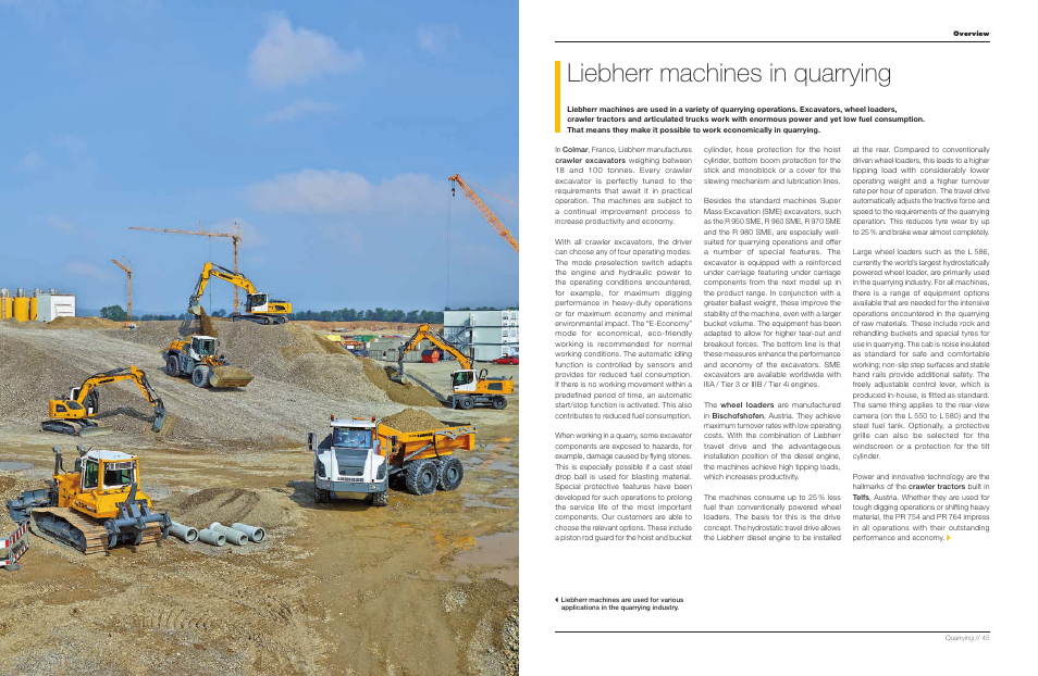 Liebherr machines in quarrying | Liebherr TA 230 Litronic User Manual | Page 23 / 25